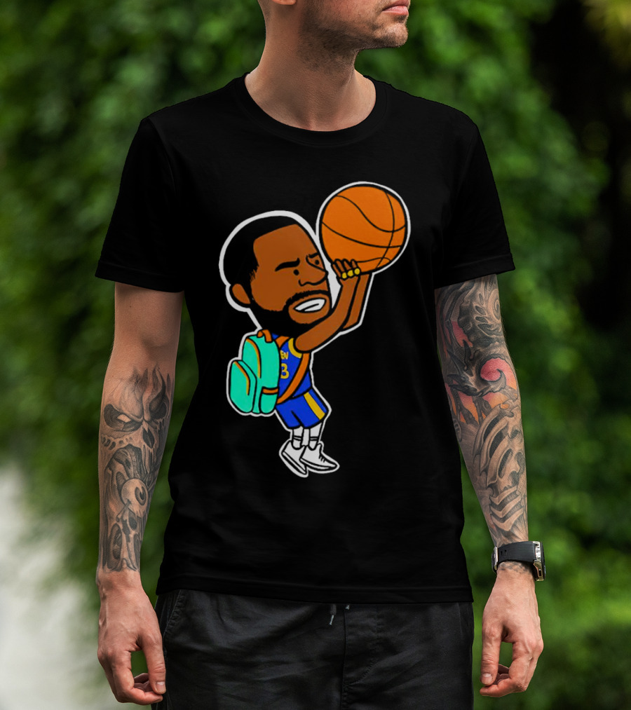 Dray Backpack Basketball Player Cartoon T-Shirt