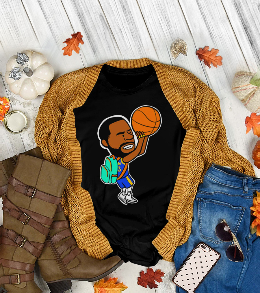 Dray Backpack Basketball Player Cartoon T-Shirt
