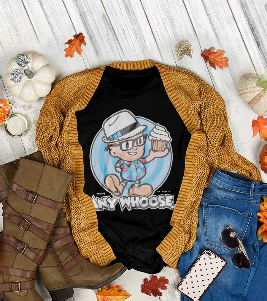 Paging Mr Morrow Any Whoose Cupcake Quirky Cartoon T-Shirt
