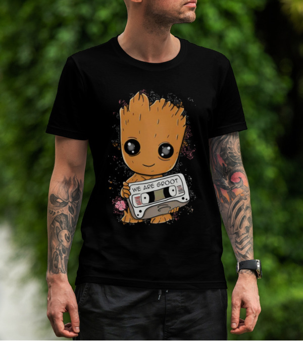 Cute We Are Groot Cassette Adorable T-Shirt