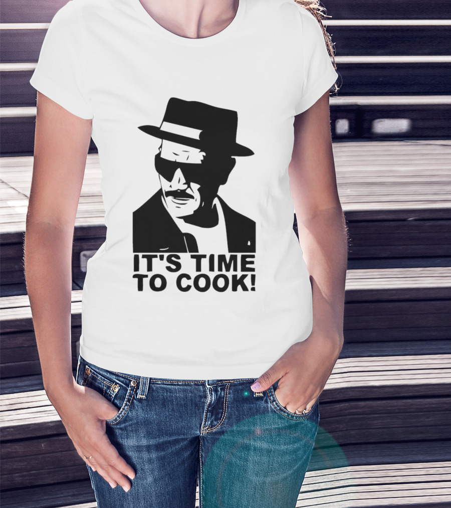 It's Time To Cook Heisenberg Silhouette Breaking Bad T-Shirt
