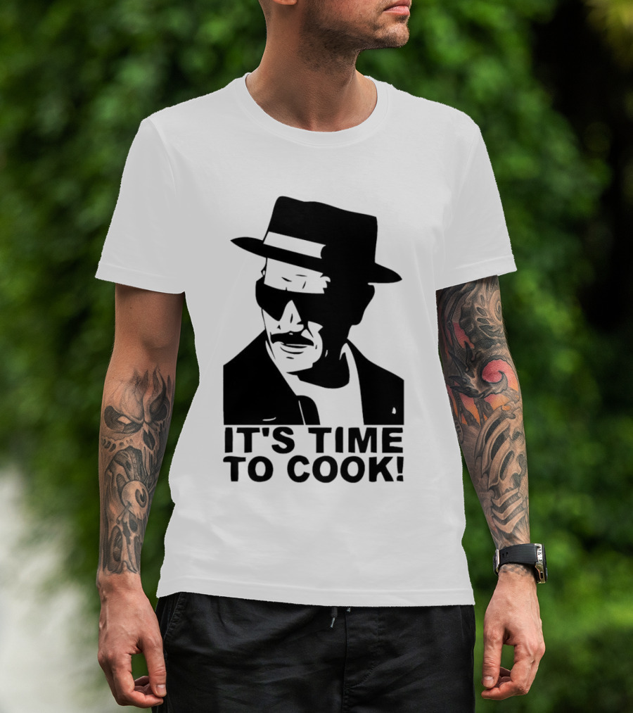 It's Time To Cook Heisenberg Silhouette Breaking Bad T-Shirt