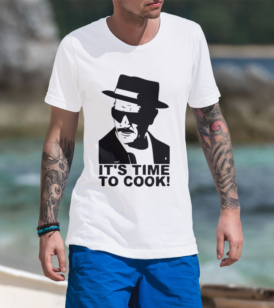 It's Time To Cook Heisenberg Silhouette Breaking Bad T-Shirt