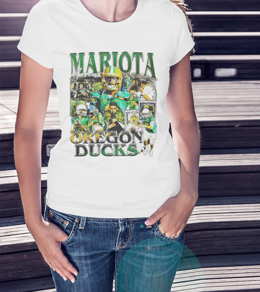 Mariota Oregon Ducks Football Legend T-Shirt