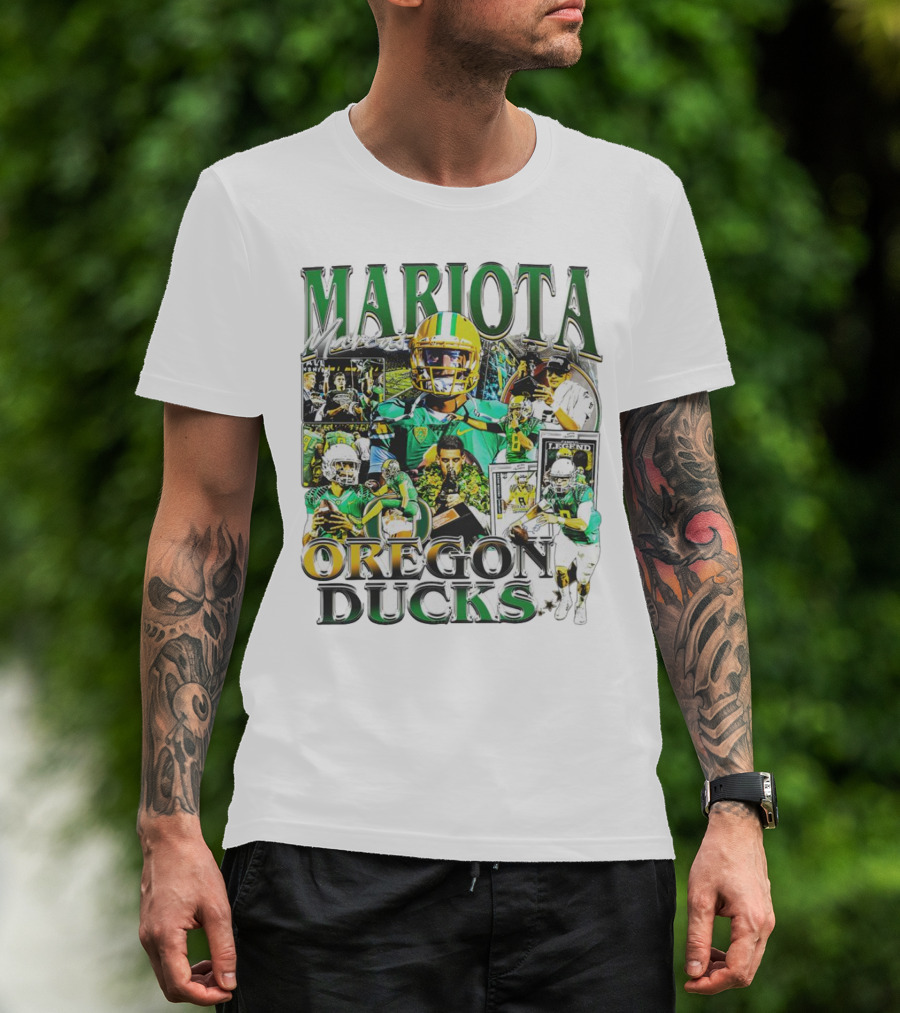 Mariota Oregon Ducks Football Legend T-Shirt