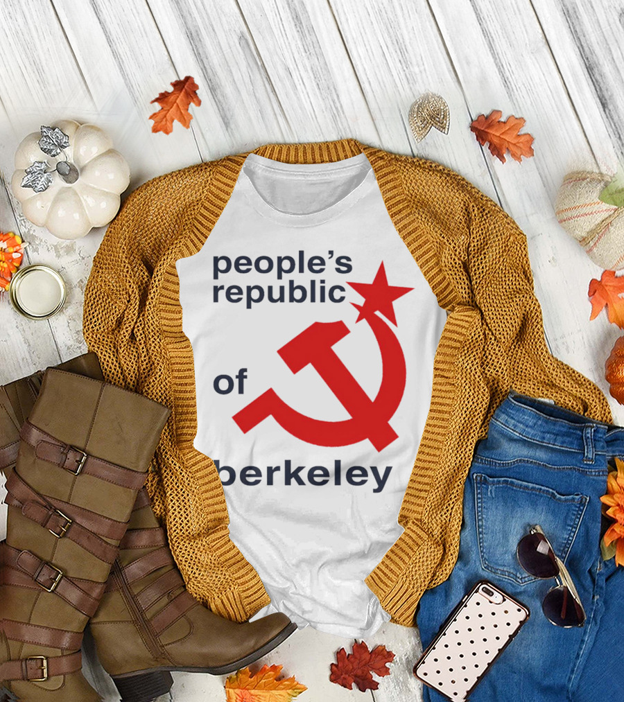 People's Republic of Berkeley Communist Hammer and Sickle T-Shirt