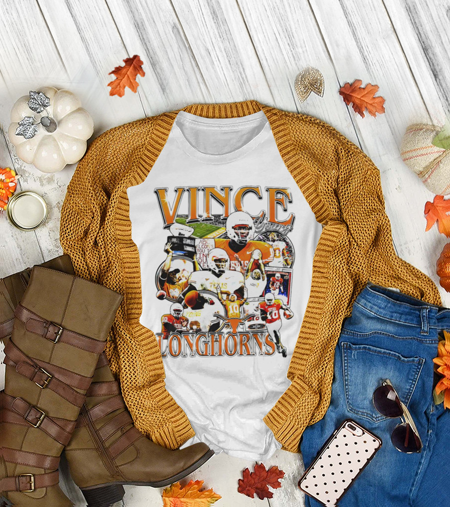 Vince Young Texas Longhorns Football Legends T-Shirt