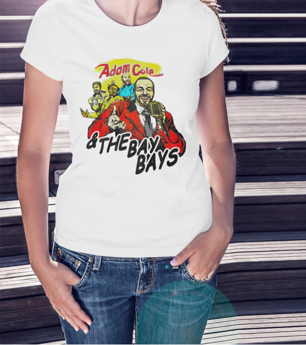 Adam Cole And The Bay Bays Retro Singers Comic T-Shirt