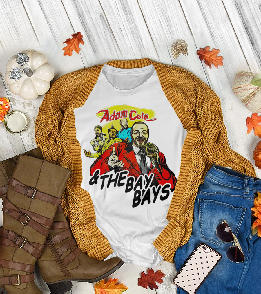 Adam Cole and The Bay Bays Retro Singers Comic T-Shirt