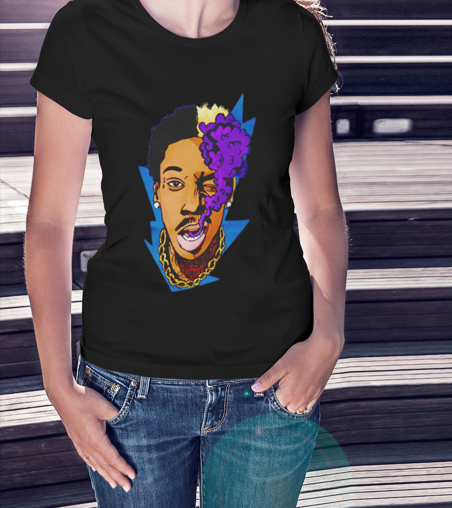 Wiz Khalifa Smoking Purple Cloud T-Shirt