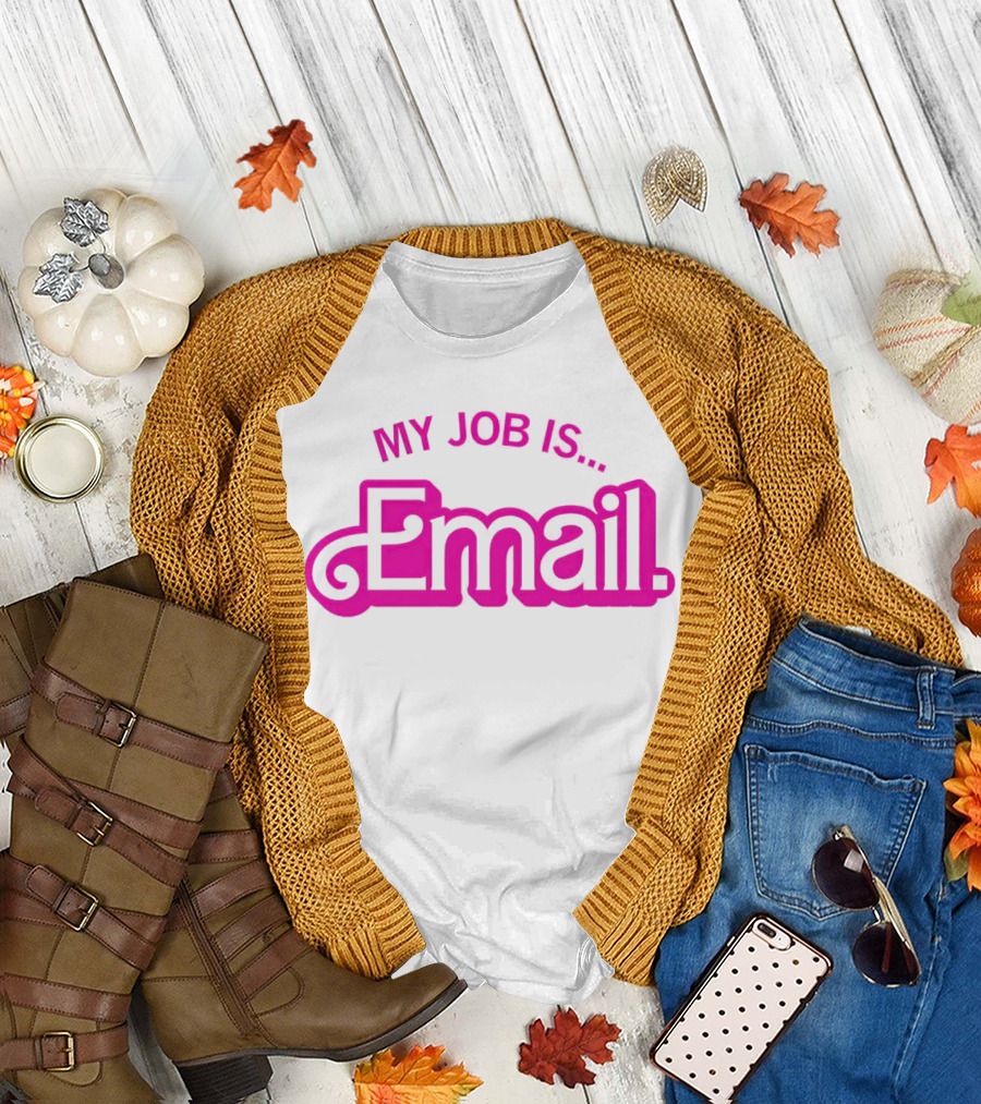 Barbie My Job Is Email Iconic T-Shirt