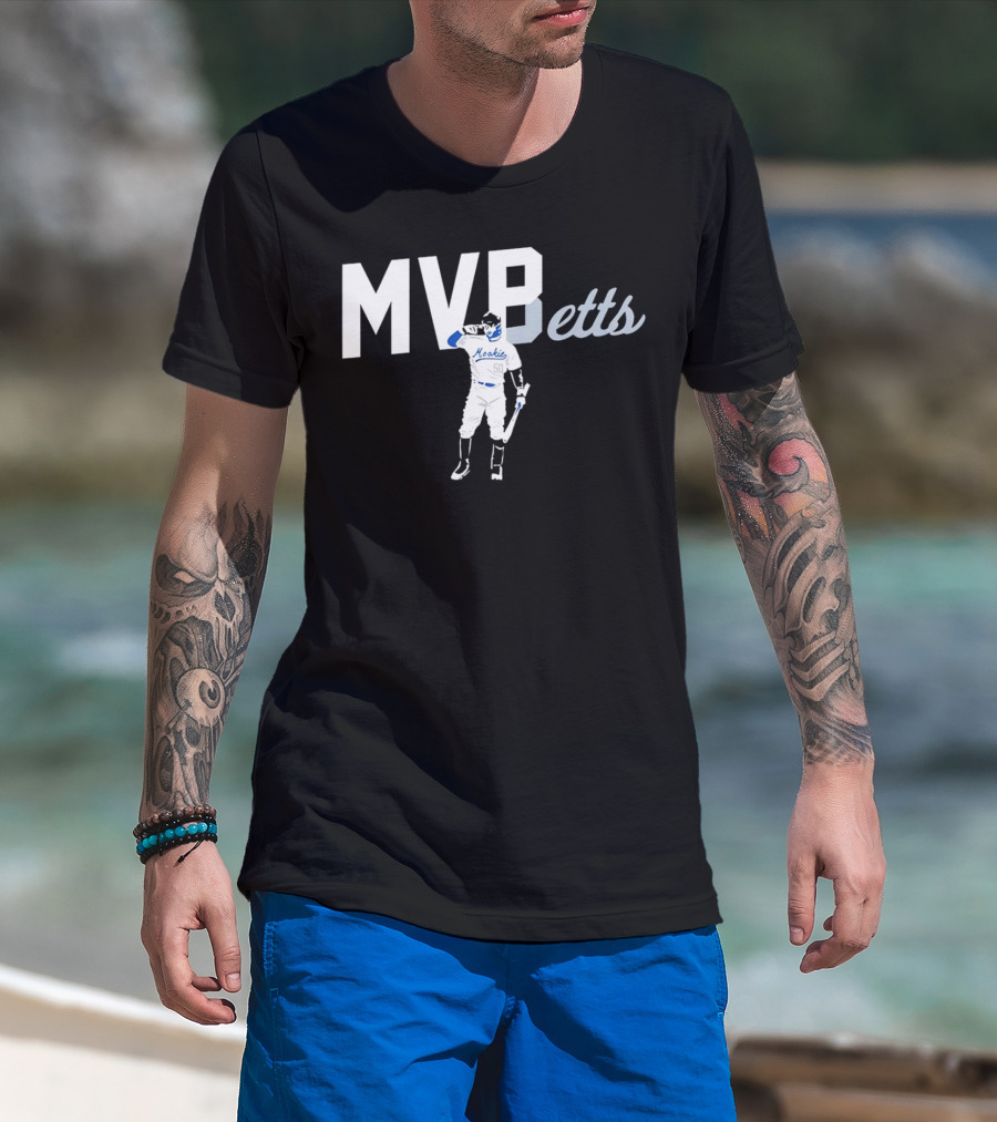 Mookie Betts MVP Player 50 Salute T-Shirt