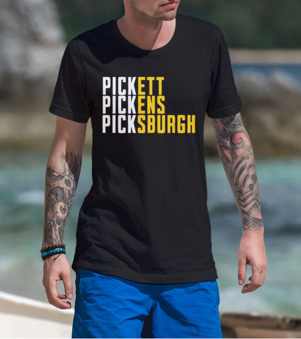 Pittsburgh Football Pickett Pickens Picksburgh Steelers Fan Gear T-Shirt