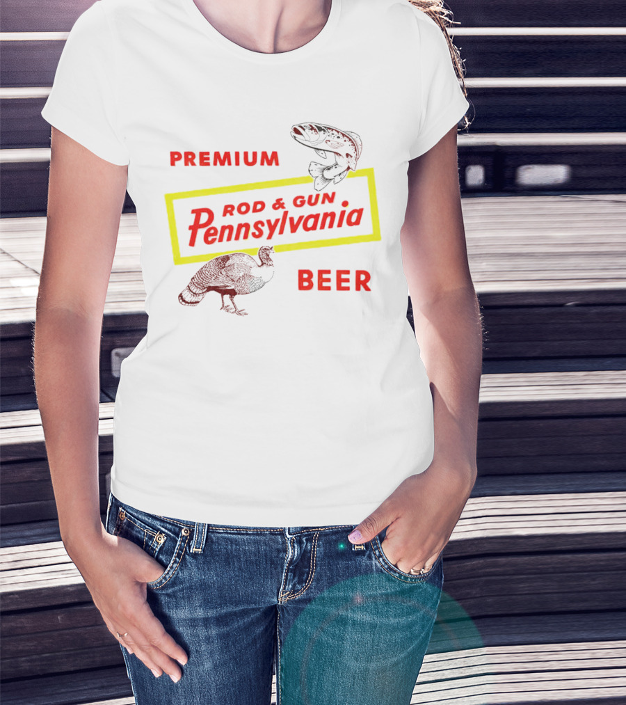 Premium Rod And Gun Pennsylvania Beer T-Shirt