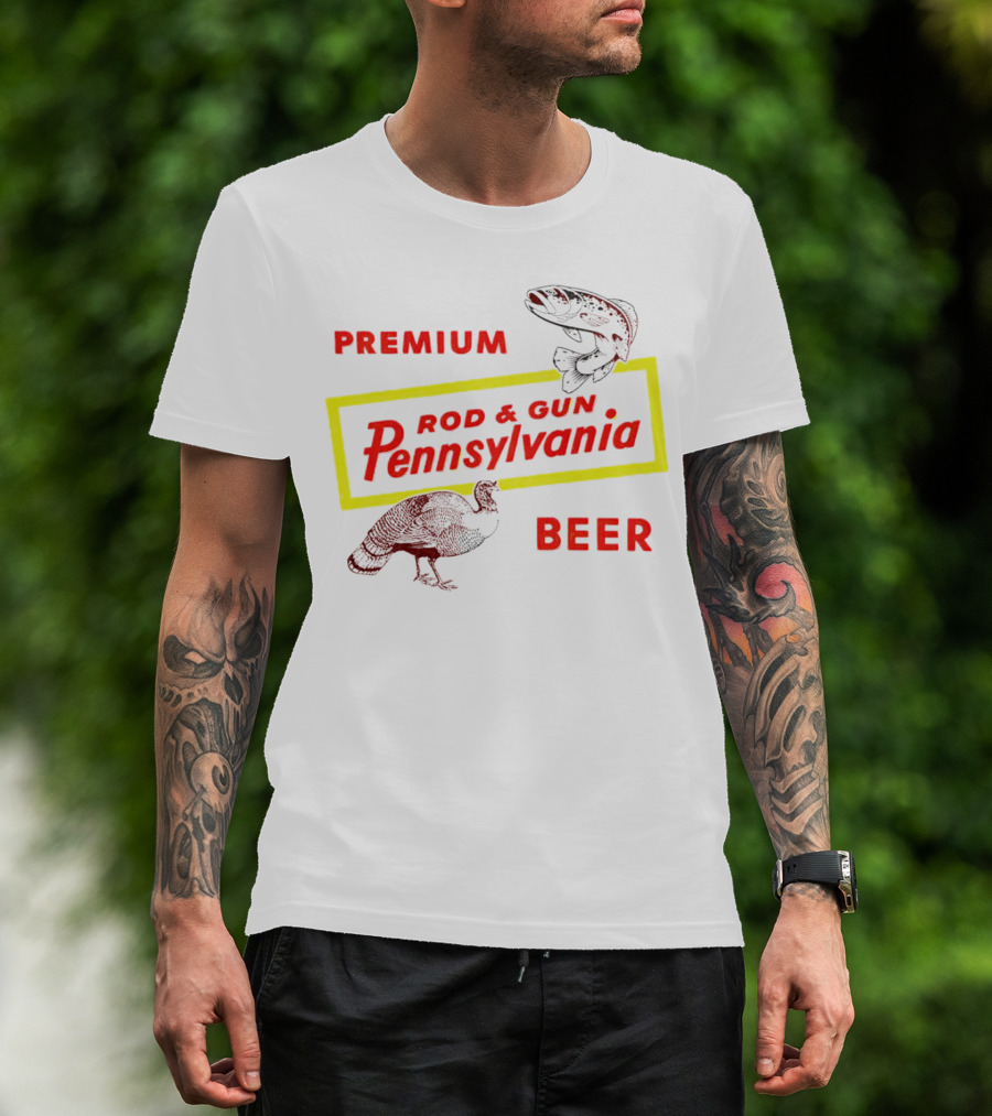 Premium Rod And Gun Pennsylvania Beer T-Shirt