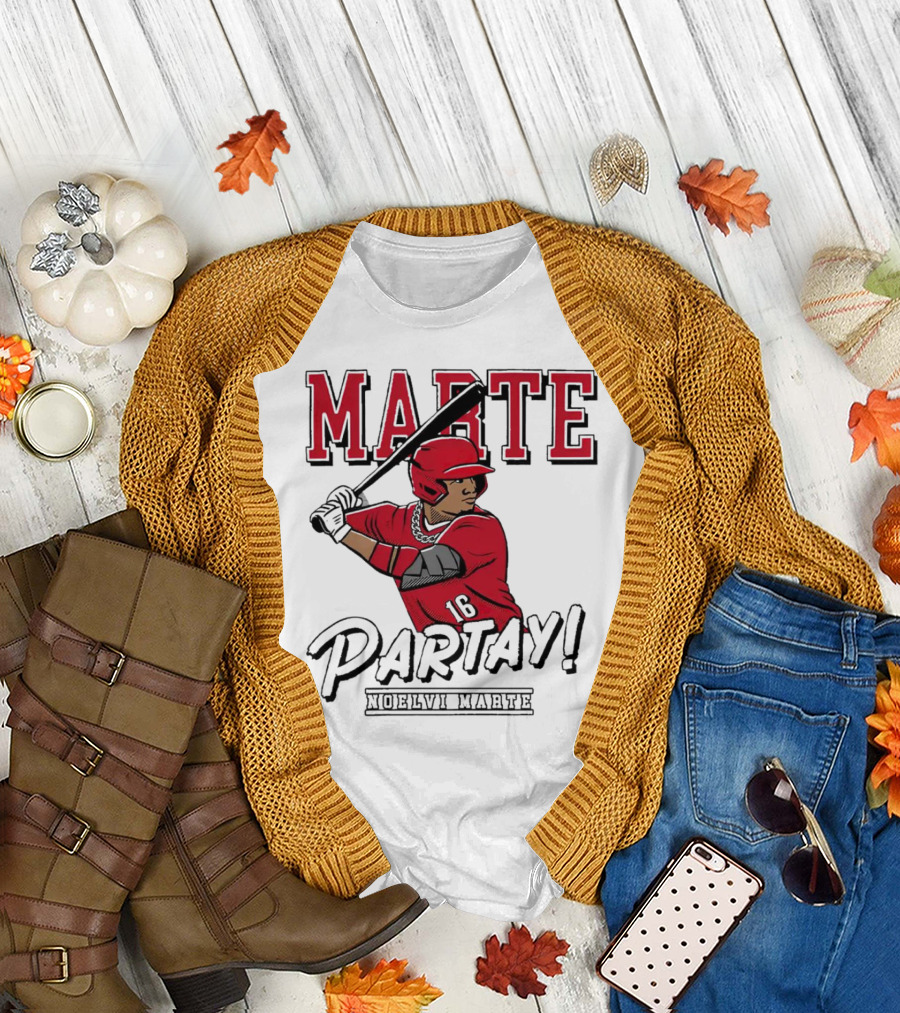 Marte Partay Noelvi Marte Cincinnati Reds Mlbpa T-Shirt