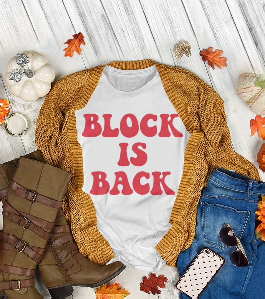 Block Is Back Oklahoma State Cowboys T-Shirt