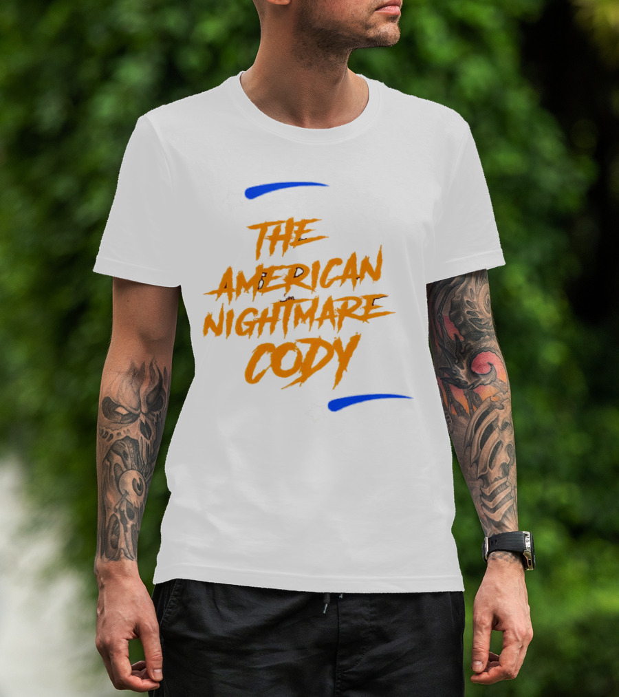 The American Nightmare Cody With Stars And Blue Streaks T-Shirt