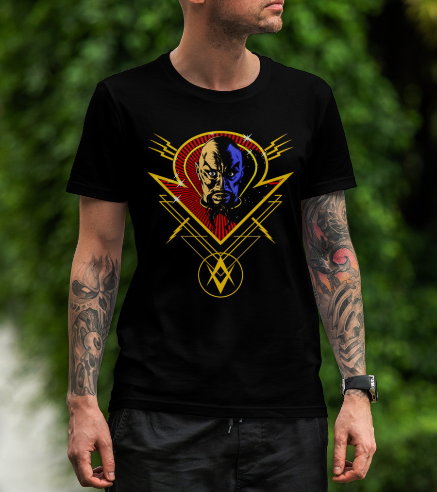 Ming The Merciless Flash Gordon Comics Villain Art Deco T-Shirt