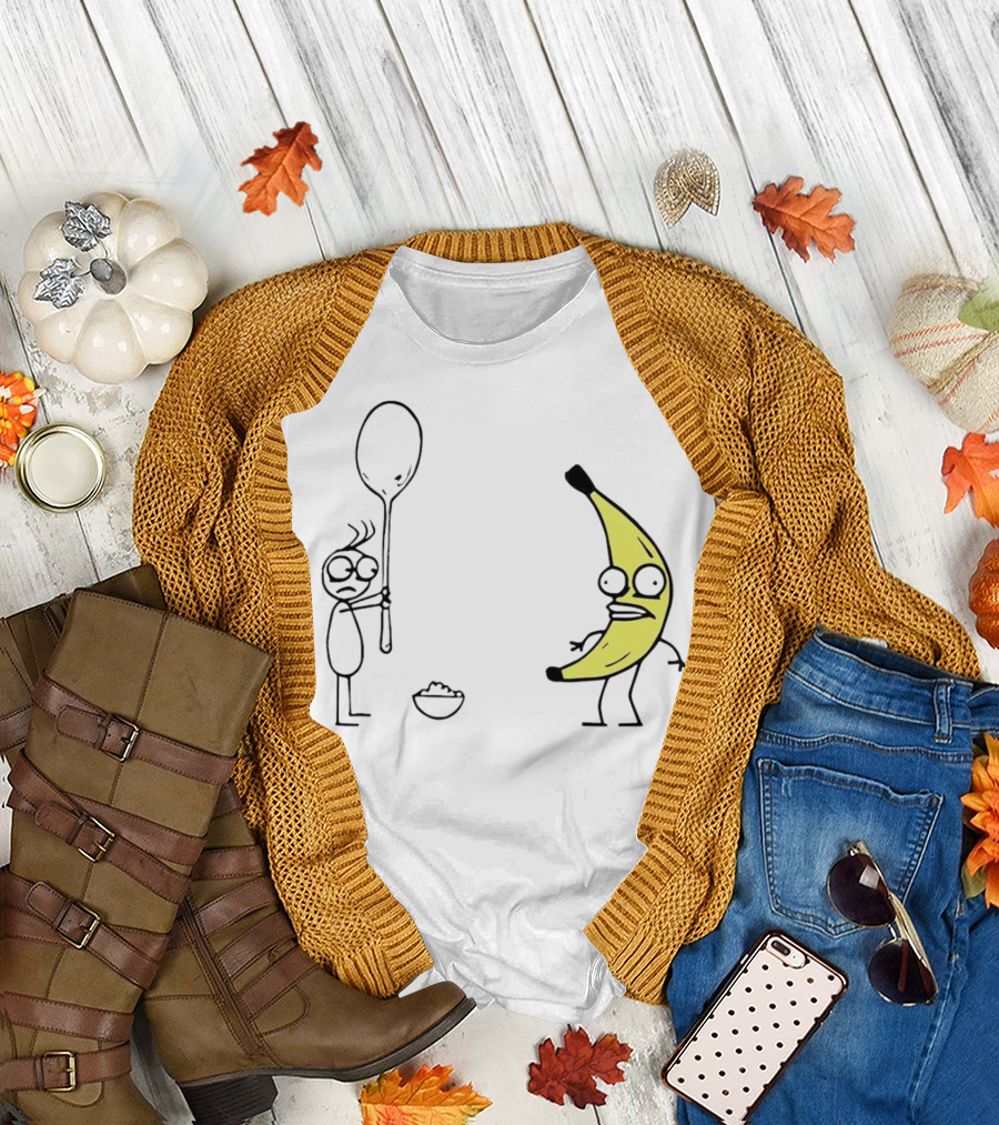 Don Hertzfeldt Rejected Animation Spoon Banana Scene T-Shirt
