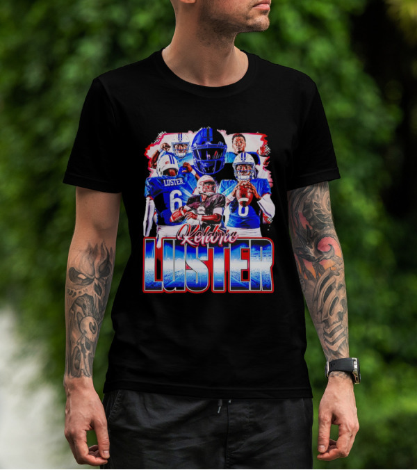 Keldric Luster SMU Mustangs Football T-Shirt