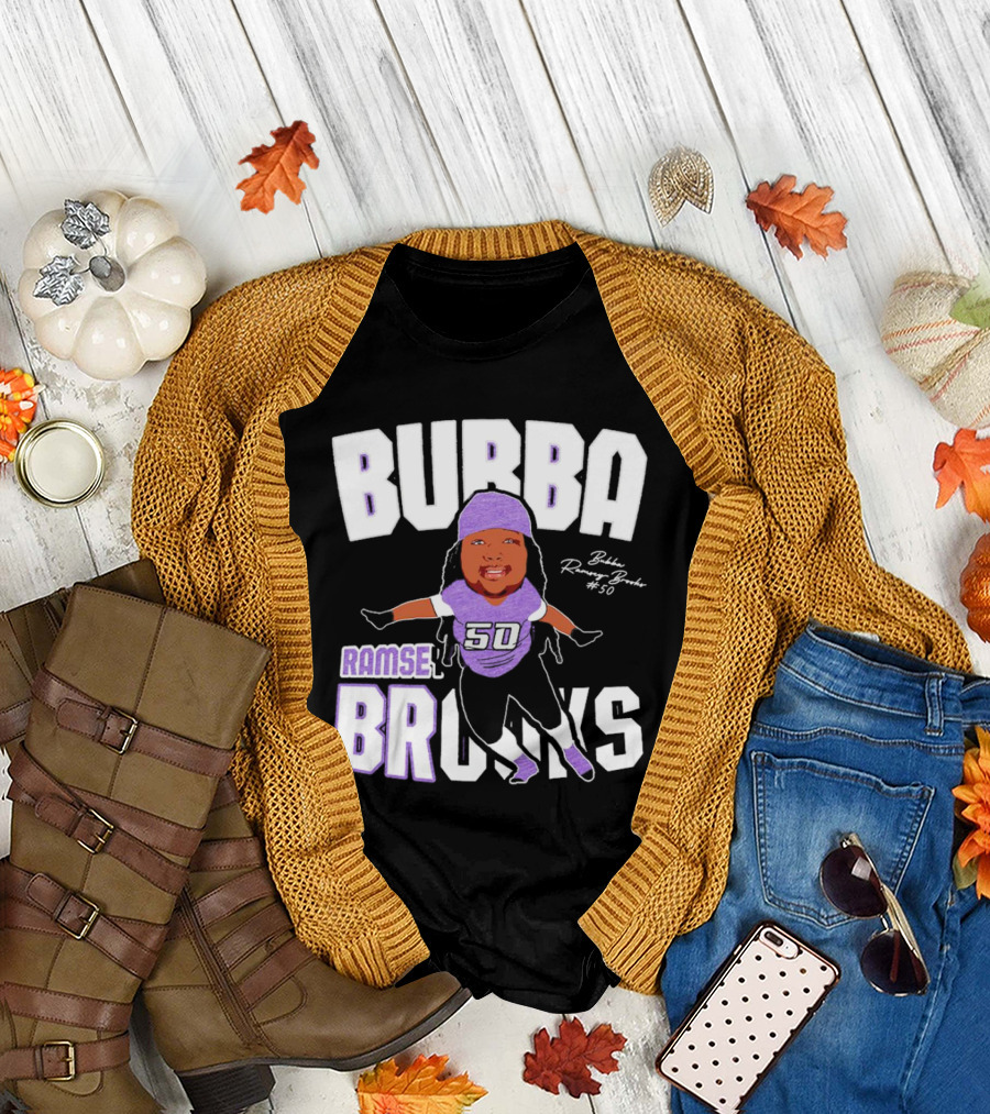 Bubba Ramsey-Brooks #50 TCU Horned Frogs Football Character T-Shirt