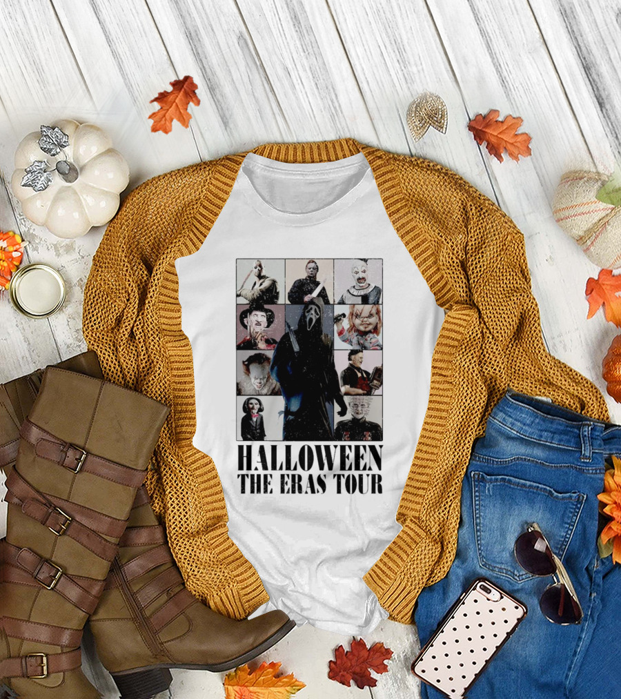 Halloween Horror Movie Characters The Eras Tour Ghostface T-Shirt