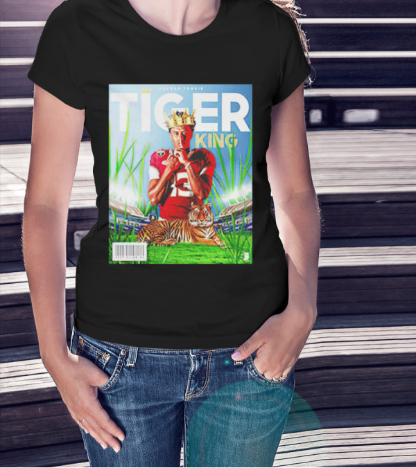 Jordan Travis Tiger King Florida State Seminoles Football Magazine Cover T-Shirt