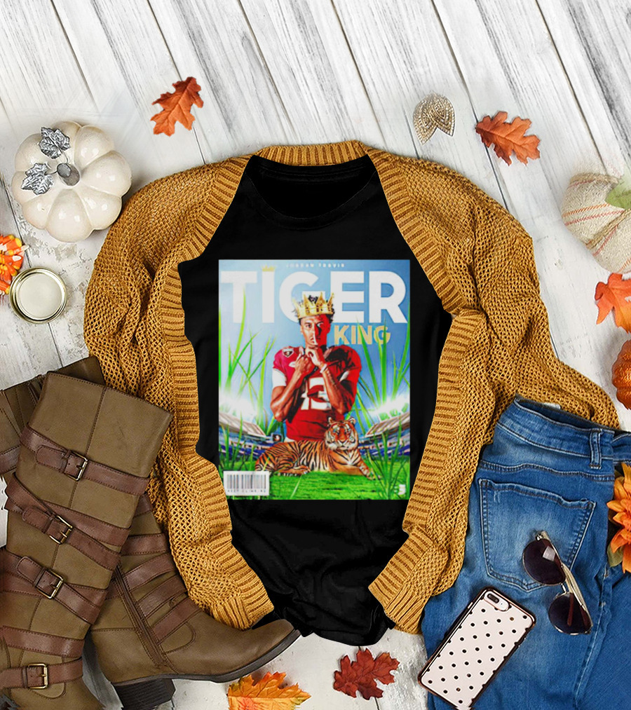 Jordan Travis Tiger King Florida State Seminoles Football Magazine Cover T-Shirt