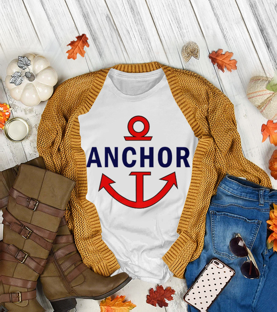 One Piece Monkey D Luffy Anchor T-Shirt