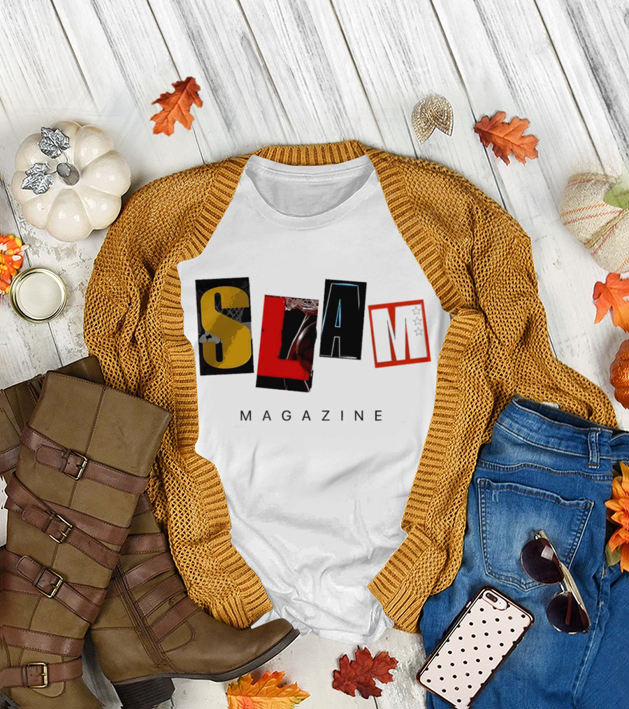 SLAM Mag Cut-Out Basketball Fashion Magazine T-Shirt