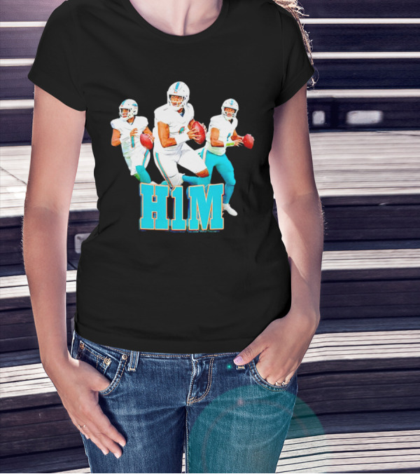 Tua Tagovailoa 1 H1M Vibzmiami Football T-Shirt