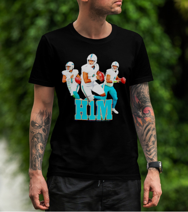 Tua Tagovailoa 1 H1M Vibzmiami Football T-Shirt