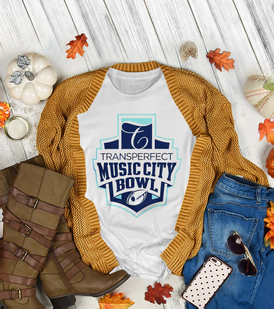 Transperfect Music City Bowl Football Emblem T-Shirt