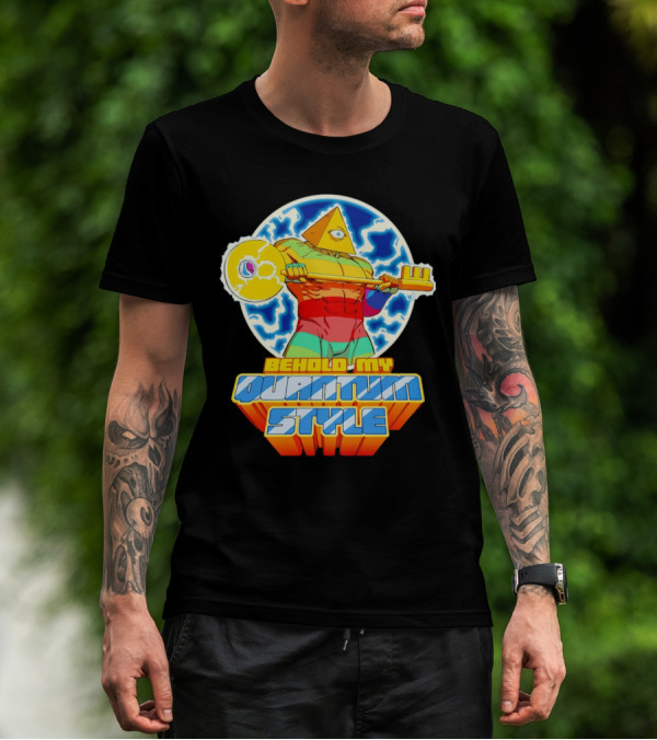 Behold My Key Master Quantum Style Pyramid Head With Cosmic Power T-Shirt