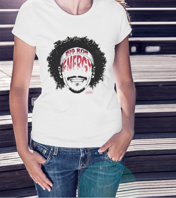 Big Rob Energy Robert Jones Signature Afro T-Shirt