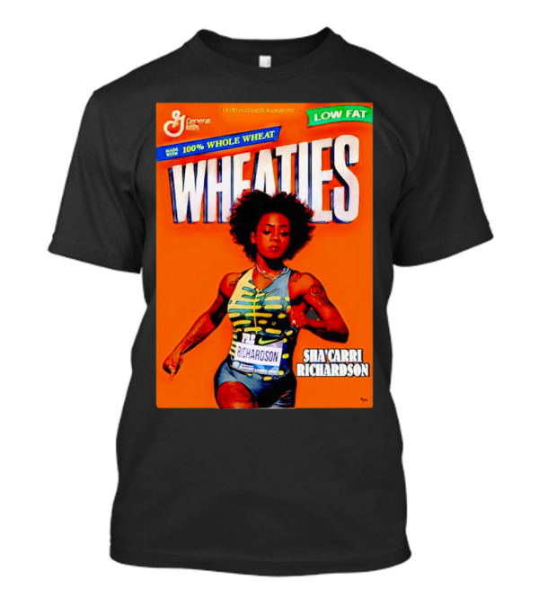 Wheaties Sha’carri Richardson General Mills 100% Whole Wheat Low Fat T-Shirt