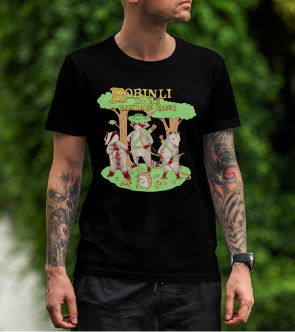 Robinlid And His Garbage Gang Forest Adventure With Badgers And Possum T-Shirt