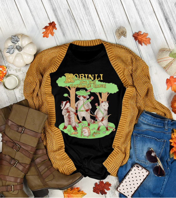 Robinlid And His Garbage Gang Forest Adventure With Badgers And Possum T-Shirt