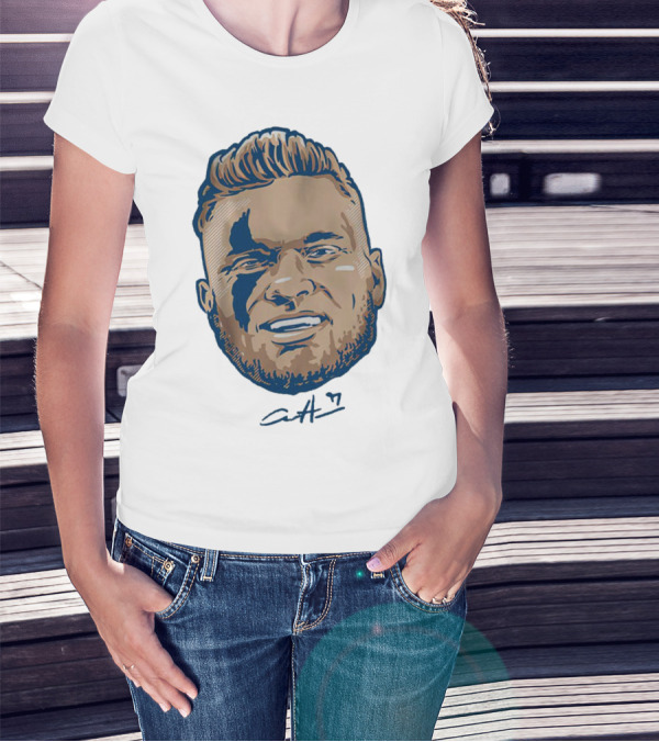 Aidan Hutchinson Swag Head Detroit Lions Signature T-Shirt