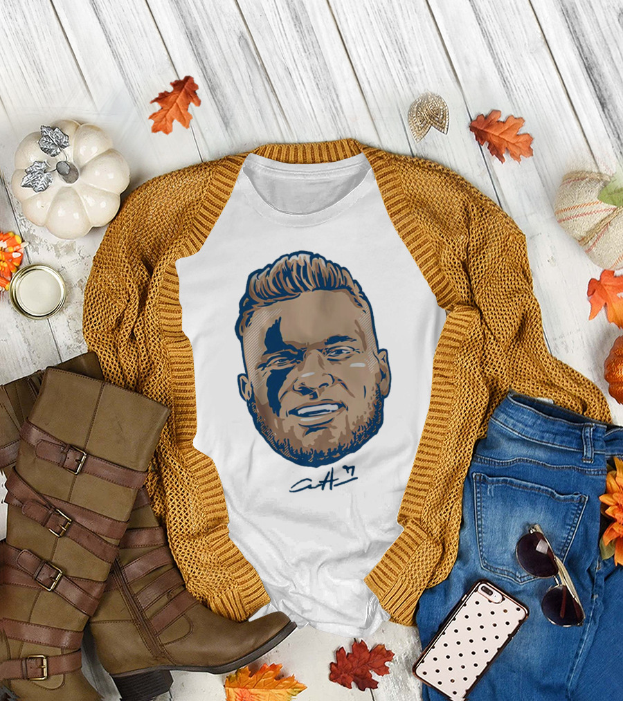 Aidan Hutchinson Swag Head Detroit Lions Signature T-Shirt