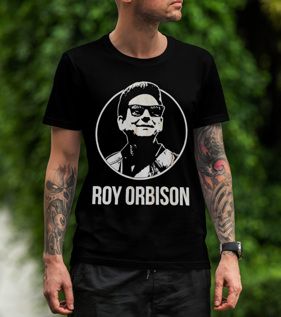 Roy Orbison Iconic Circle Sunglasses T-Shirt