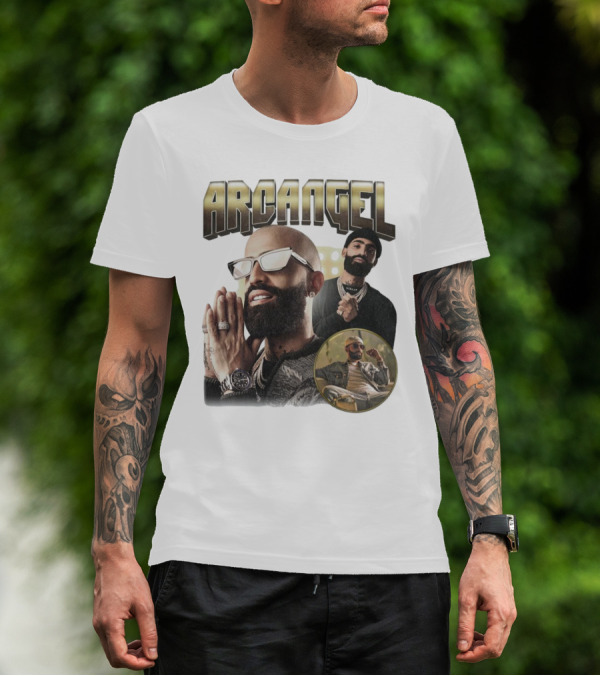 Arcangel Rapper Vintage Style Collage T-Shirt