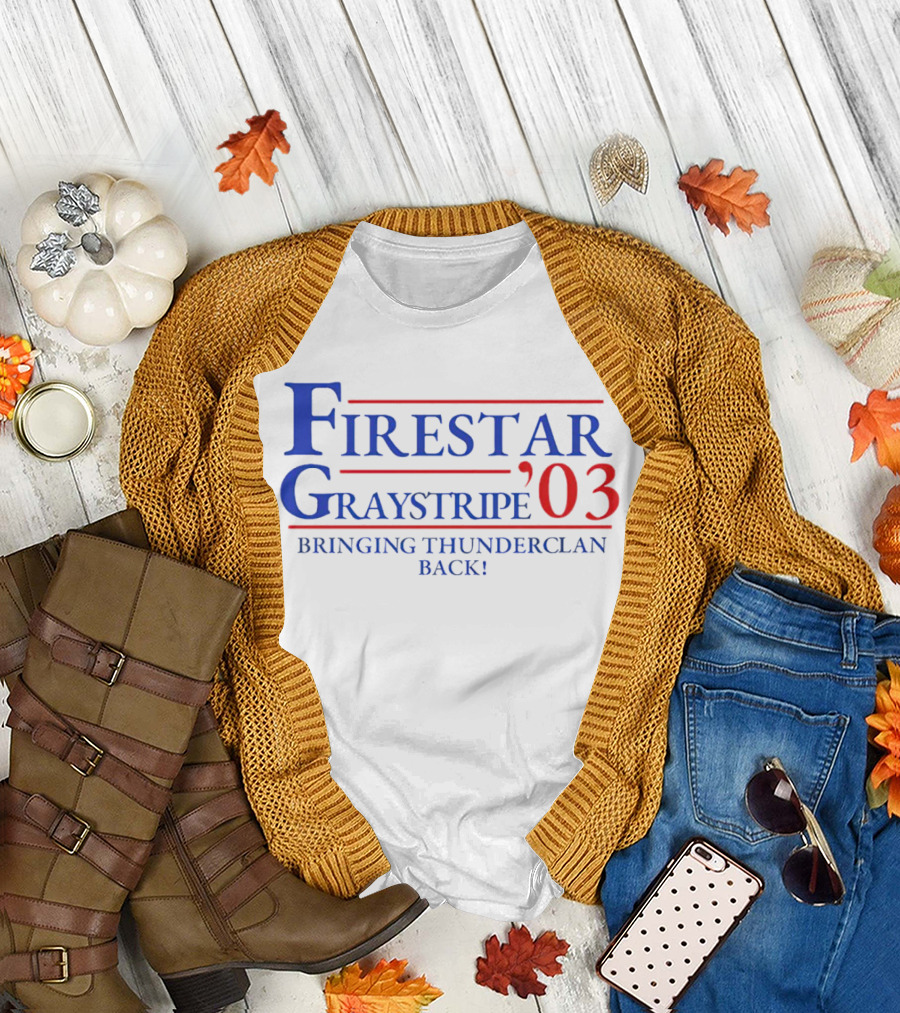 Firestar Graystripe 2003 Bringing ThunderClan Back T-Shirt