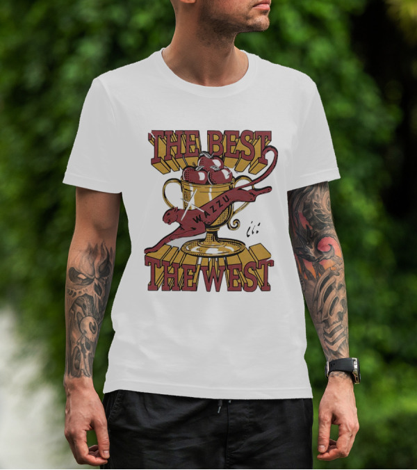 Wazzu The Best In The West Trophy Panther T-Shirt