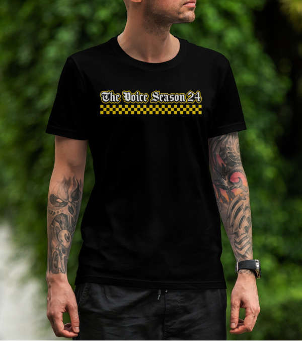 The Voice Season 24 Checkered T-Shirt