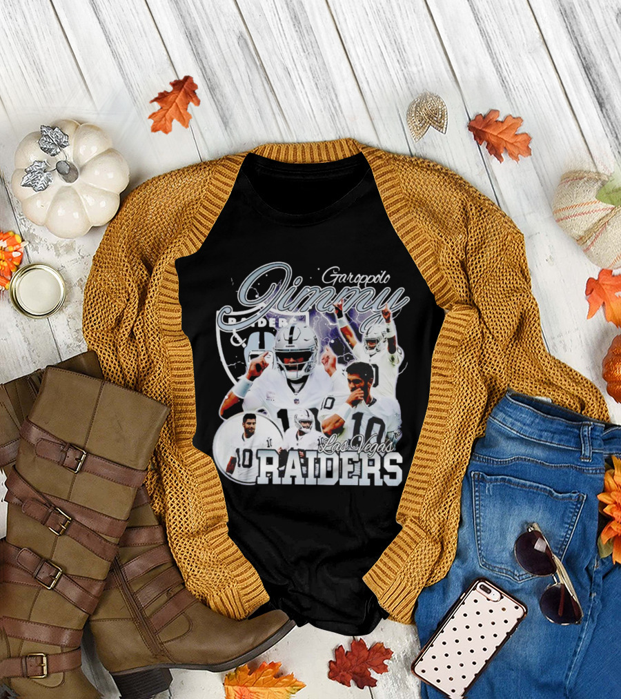 Jimmy Garoppolo Raiders Las Vegas Vintage Football Quarterback T-Shirt