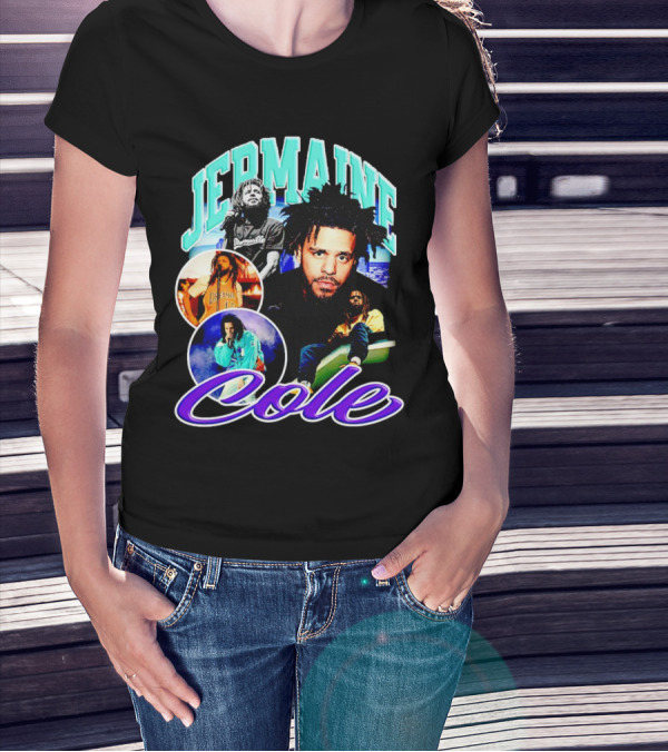 Jermaine Cole Vintage Collage T-Shirt