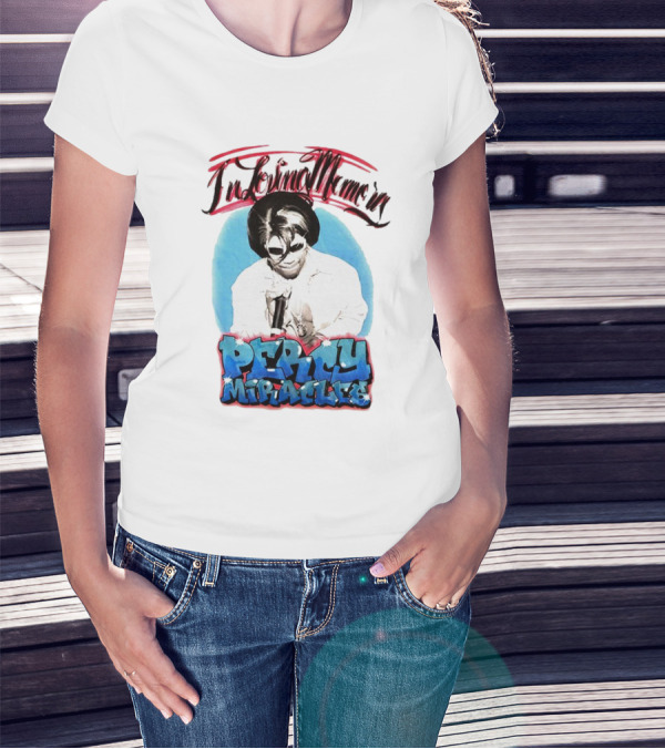 In Loving Memory Percy Miracles Blue And Pink Retro T-Shirt