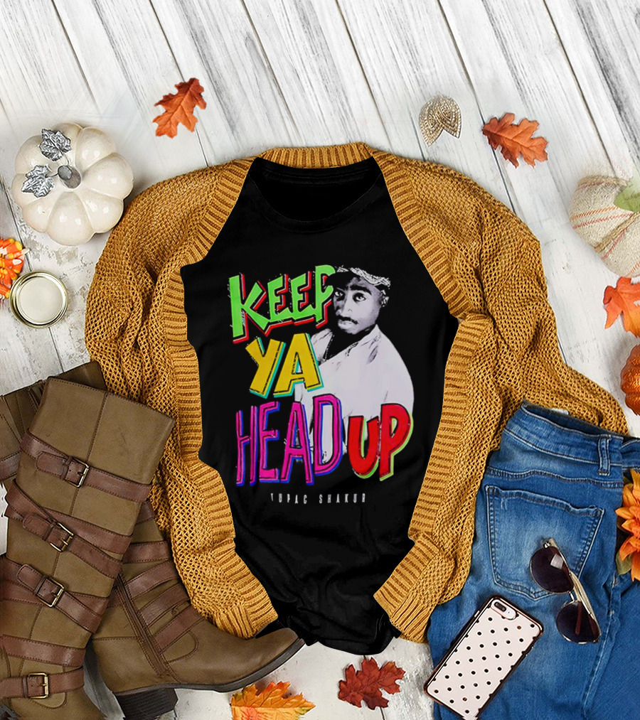 Keep Ya Head Up Tupac Shakur Vibrant T-Shirt